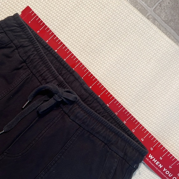 Athleta jogger pants cotton Black large pockets sz. SP high waist - Picture 13 of 16